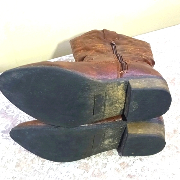 Dr Scholls Brown 🤎 Boots Women's Size 6 - Picture 12 of 15